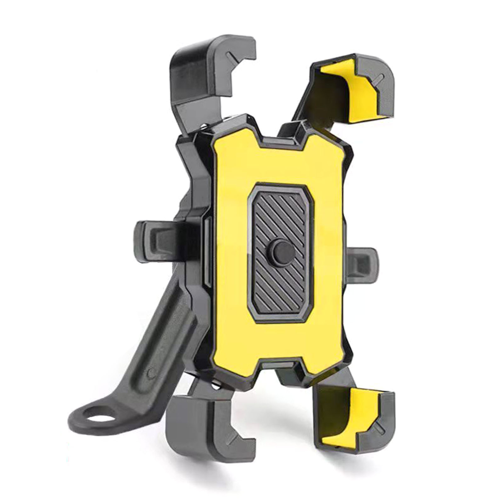 Primegos Motorcycle Phone Holder Auto Lock Handlebar Rearview Mirror Mobile Phone Mount Anti-slip Universal Motorbike Bicycle Cell Phone Holder